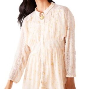 NWT Free People Cream Lace Dress